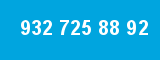 932 725 88 92 932 725 88 92